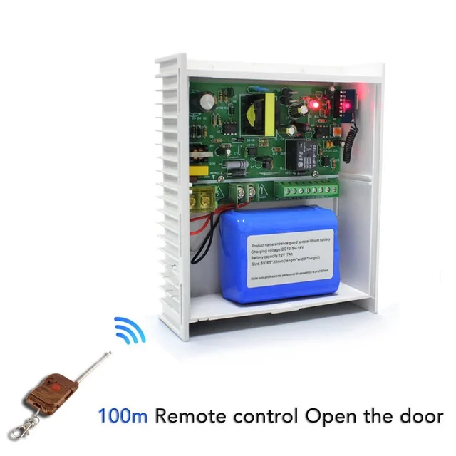 DC 12 V 2A 3A 5A Питание с резервным интерфейс батареи RFID карты Система контроля
