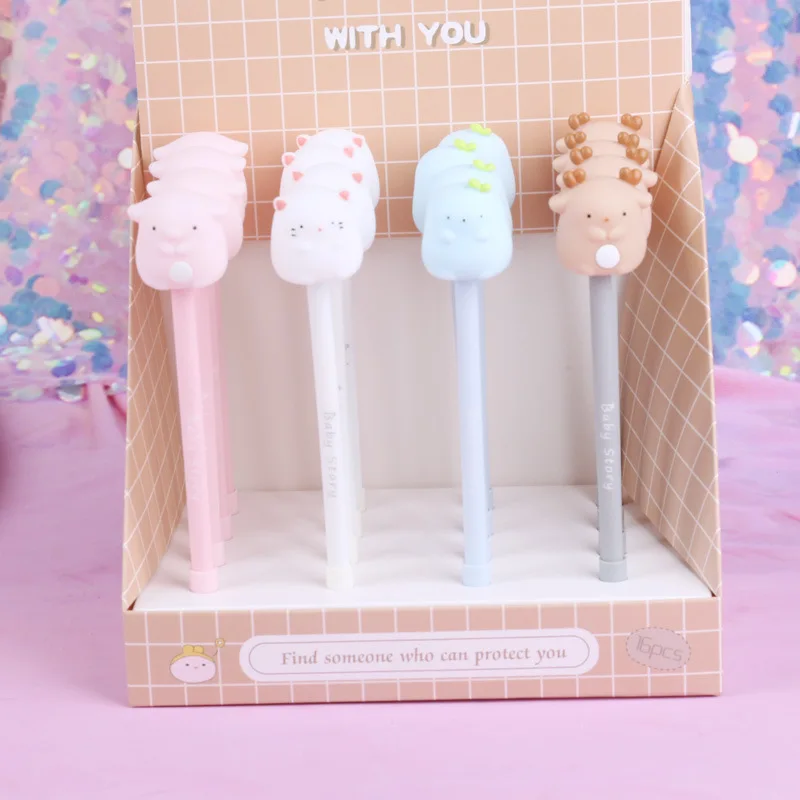 Noveltyy милые Sumikko Gurashi Кепки гелевая ручка подпись Эсколар Papelaria Школа Офис