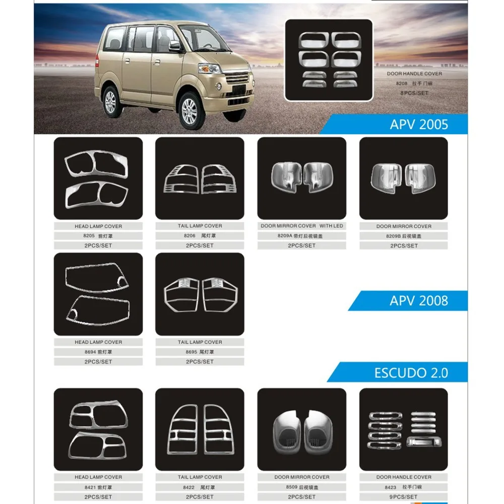 Для Suzuki APV Arena GX 2007 2008 2009 2010 2011 головной свет Крышка лампы Накладка Рамка протектор