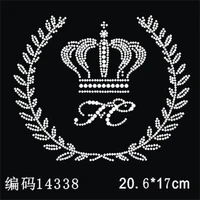 2pclot sweater crown fixing rhinestones iron on crystal transfers design rhinestone iron on transfers designs patches for shirt