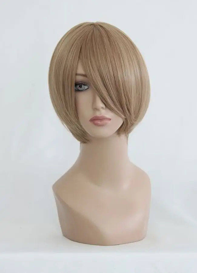 MCOSER 35 см Короткий Парик Блондинки Косплей Джин Тама okita Sougo Аниме Костюм Парик|short
