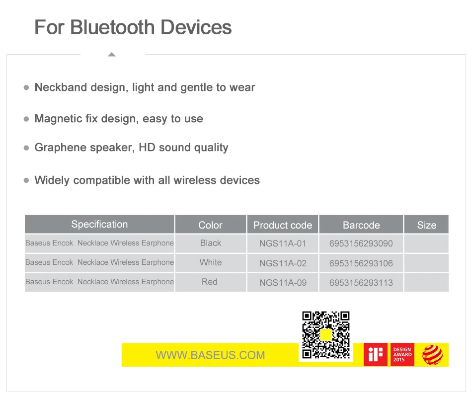 Baseus S11A Bluetooth беспроводные наушники спортивные Bluetooth V4.2 гарнитура наушники для iPhone Xiaomi Handsfree Bluetooth наушники