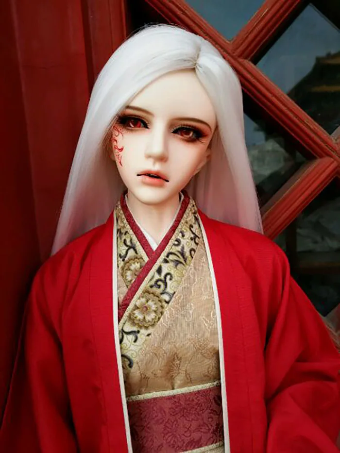 BJD 1/3 1/4 1/6 1/8 8 цветов длинный прямой высокотемпературный парик для девочек и