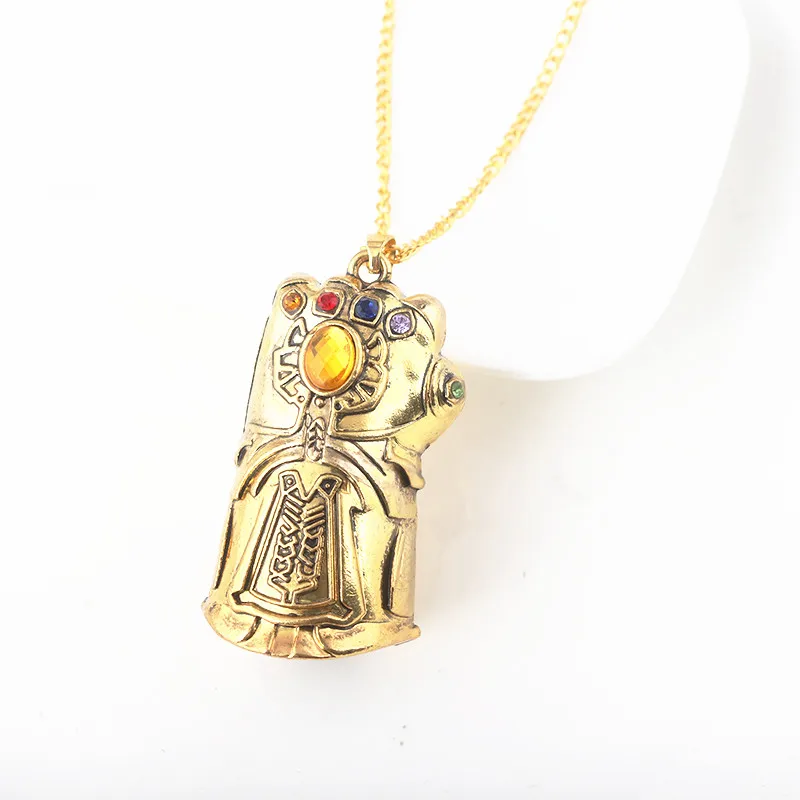 Pure Gold Color The Soul Stone Thanos браслеты Marvel Мстители браслеты с подвесками браслет с пантерой косплей ювелирные изделия для мужчин и женщин - Окраска металла: Pure Gold Color