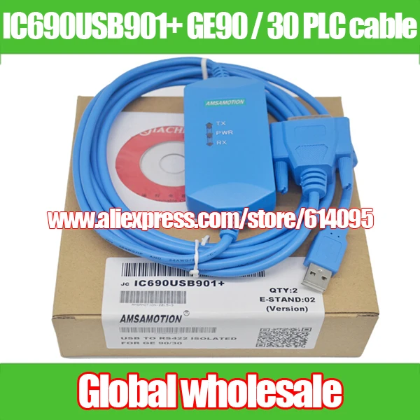 1pcs IC690USB901+ GE90 / 30 Series PLC programming cable USB TO RS232 ISOLATED FOR GE 90/30 Electronic Data Systems | Электронные