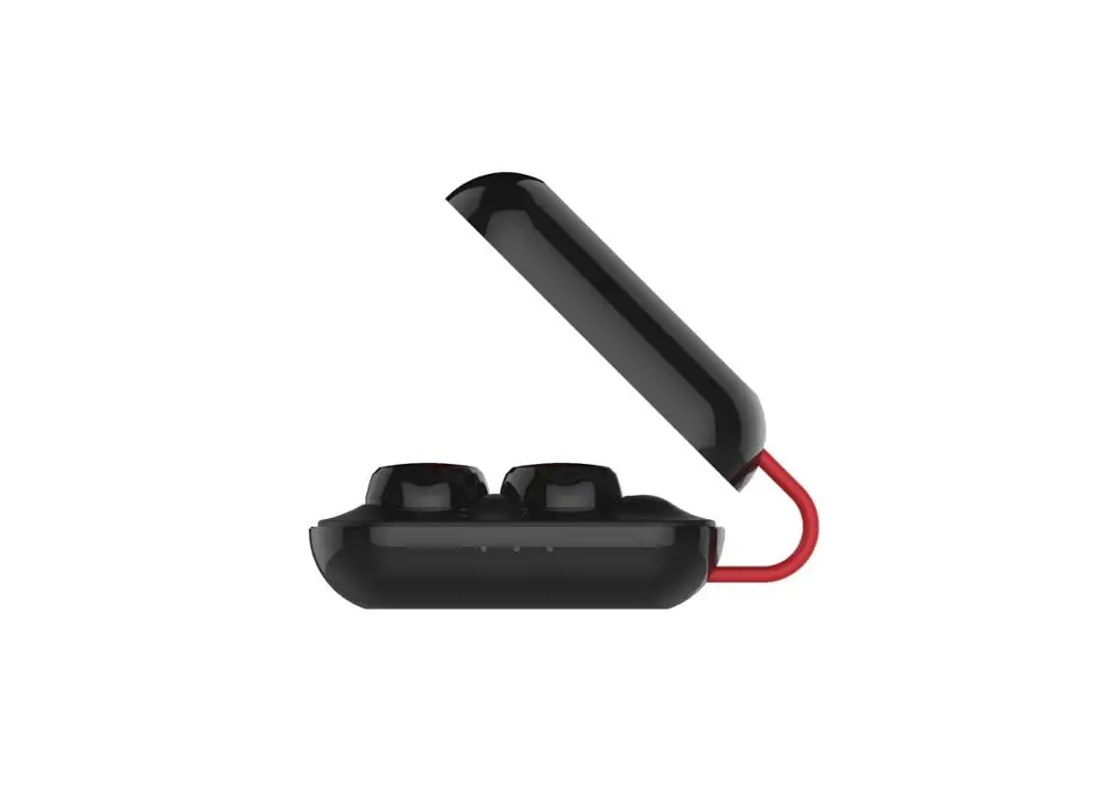 Black Наушники OKEPOO Bluetooth 5,0, 3D стерео беспроводные наушники с микрофоном, сенсорное управление, портативная зарядка 400 мАч - Цвет: Black