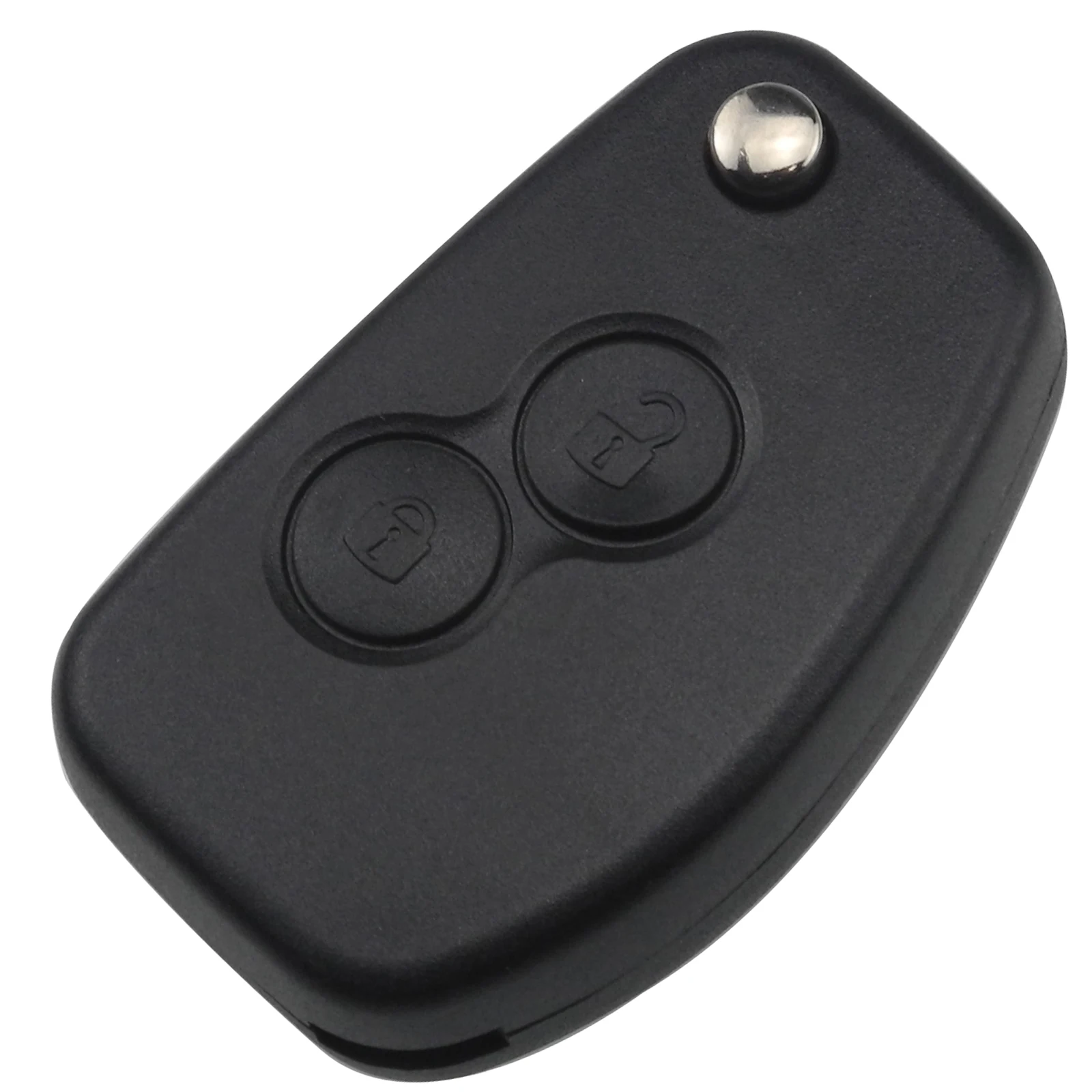 Jingyuqin 2 кнопки дистанционного Floding флип ключи оболочки для Renault Duster Logan Fluence Clio FOB