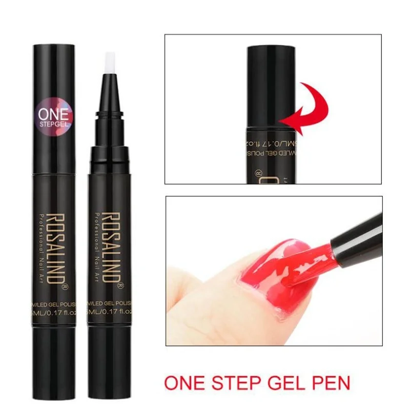 1 шт. Гель-лак для ногтей УФ светодиодный отмачиваемый маникюра 3 в лак ручка