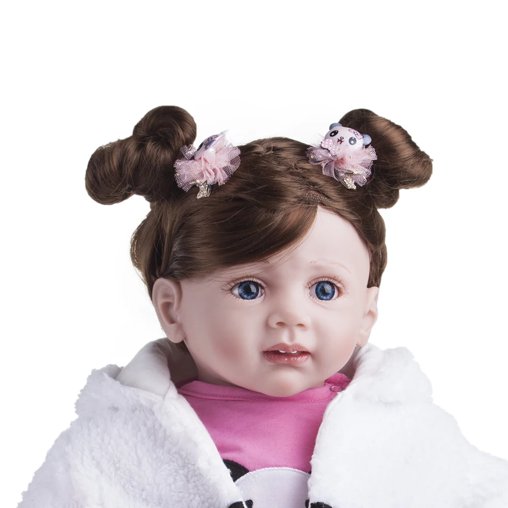 60 см силиконовые виниловые игрушки Reborn Baby Doll для девочек принцесса малыш живые