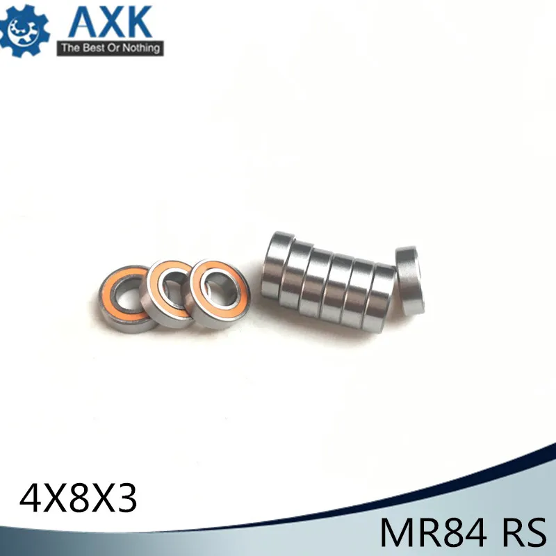 MR84RS подшипник 10 шт. 4*8*3 мм ABEC 3 хобби электрический RC автомобиль грузовик MR84 RS 2RS
