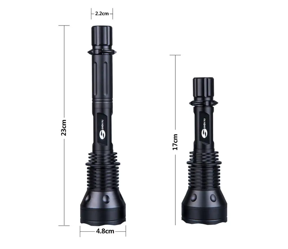 SHNENYU 3600LM CREE XM-L T6 5 режимов светодиодный полицейский мигающий фонарик