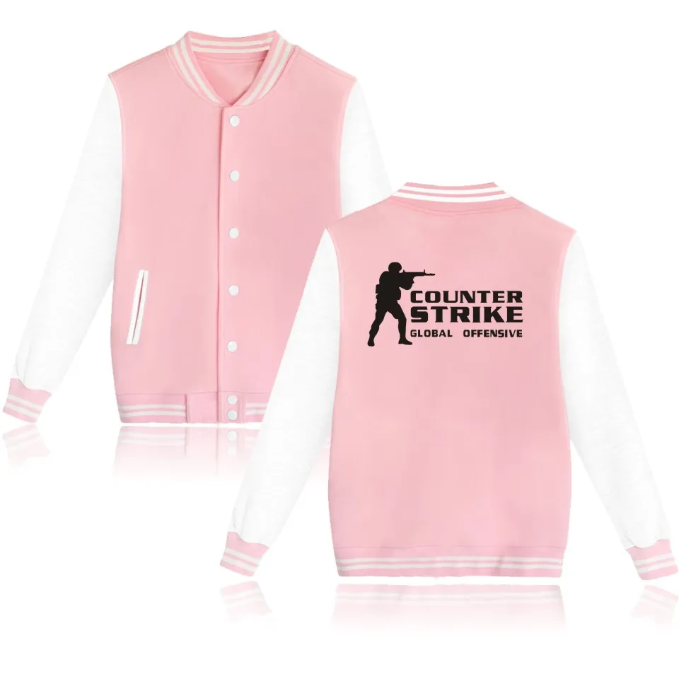 Бейсбольная куртка CS GO бейсбольная форма одежда cs go Counter Strike глобальная размера