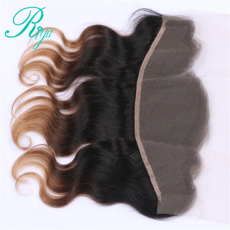 Riya Hair Ombre 1B/4/27 # цвет объемные волнистые волосы 3/4 шт человеческие для наращивания