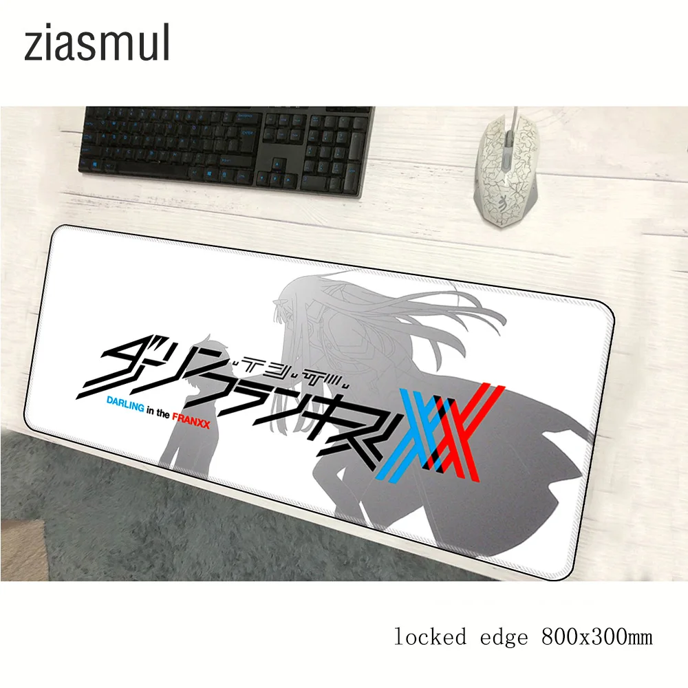 Коврик для мыши darling in the franxx xl компьютерный геймер 800x300x2 мм Лучший Для Мыши