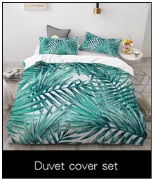 3D HD Print Bedding Set Custom/King/Europe/USA,Duvet Cover Set Queen/King,Quilt/Blanket Cover Set Bedclothes Nordic eucalyptus