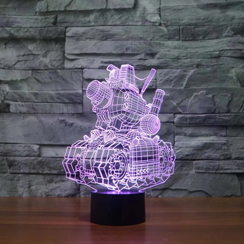 Ночные лампы для бака 7 видов цветов Изменение сенсорной кнопки ночник онлайн |