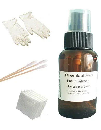 Для чистки кожи лица нейтрализатор останавливает действия химический пилинг