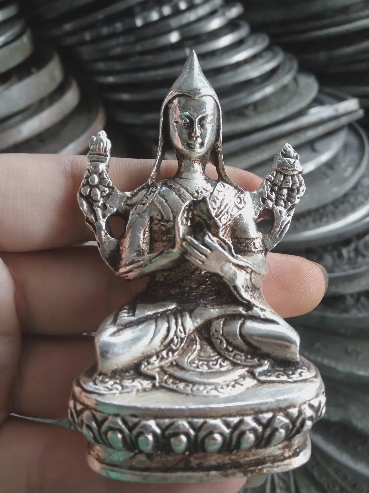 Тибетский буддийский храм Лотос сиденье мастер цонгхапа лама Будды|lama| |