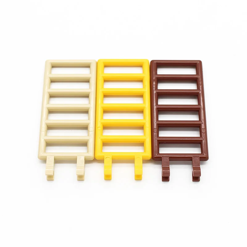 

Moc Building Blocks Bar 7x3 with Double Clips Ladder Staircase 6020 Creative Bricks Compatible DIY Enlighten Assembles Particles