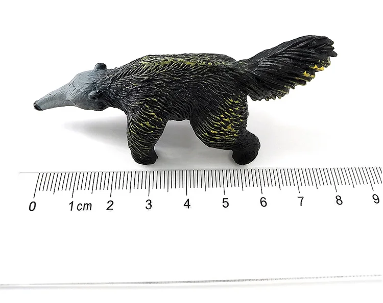 Моделирование леса диких животных модель один кусок Барсук Росомаха Anteater Beaver Bear фигурка ПВХ игрушка фигурка подарок для детей