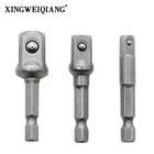 Переходник для гнезда из хромованадиевой стали, сверла с шестигранным хвостовиком 14 дюйма, 38 дюйма, 12 дюйма