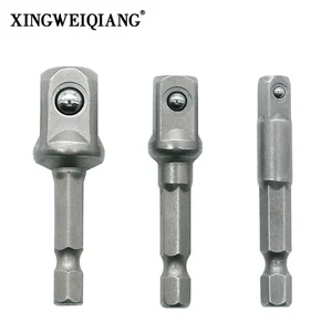 Переходник для гнезда из хромованадиевой стали, сверла с шестигранным хвостовиком 14 дюйма, 38 дюйма, 12 дюйма