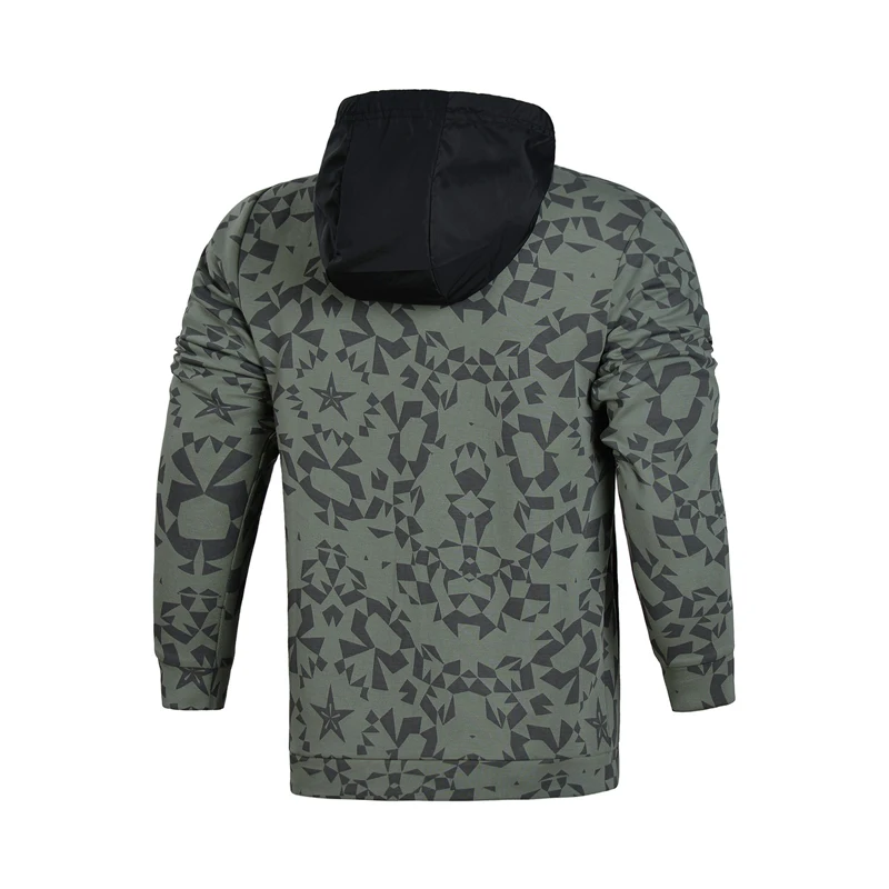 Мужская Спортивная Трикотажная Толстовка с капюшоном Li Ning модная удобная куртка