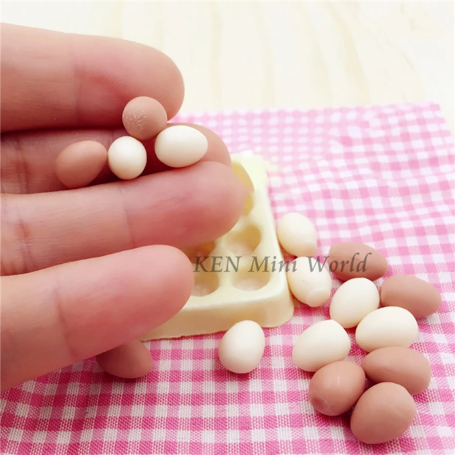 1 компл. Миниатюрный Кукольный домик фотояйцо + держатель для яиц ролевая еда