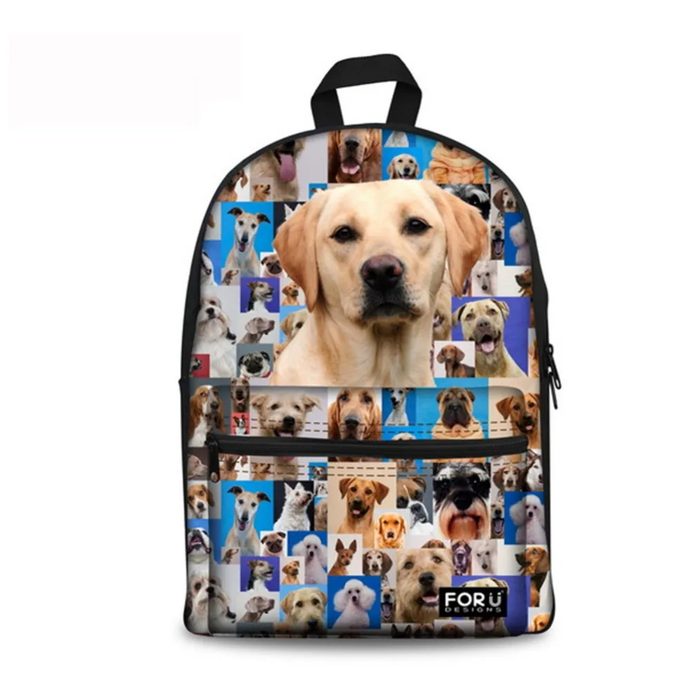 NoisyDesigns мальчики девочек Школьный рюкзак милая собака печать Mochila Рюкзак Школьная