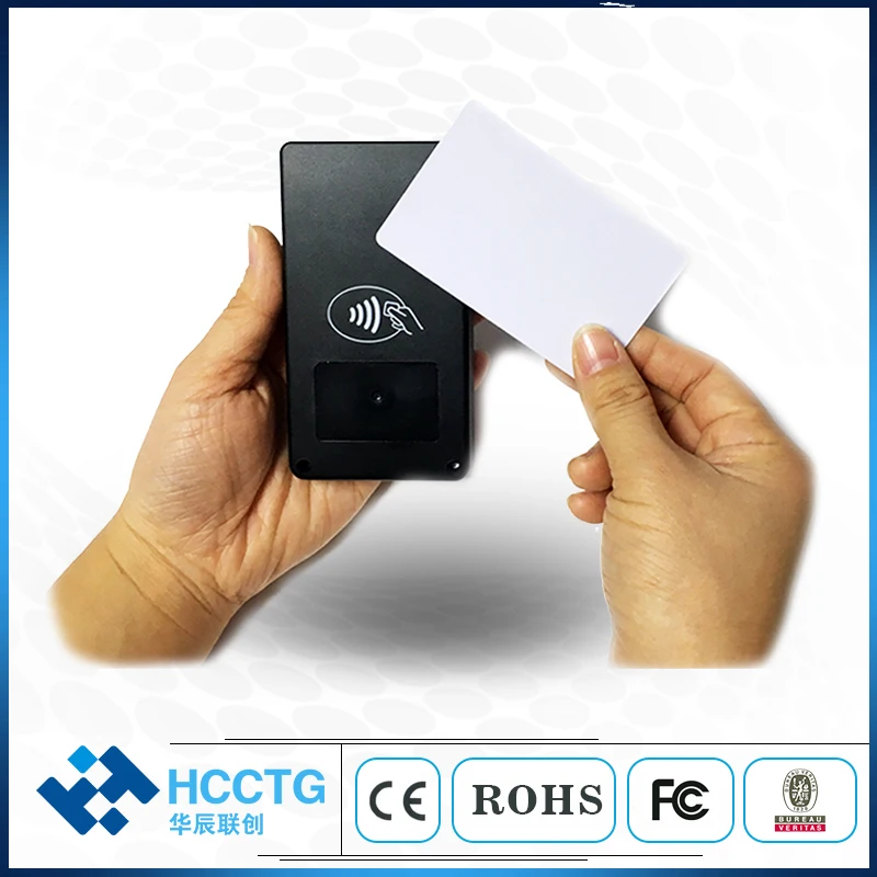 Беспроводной Bluetooth MPOS терминал Мобильный POS платеж с NFC + Магнитный IC кардридер