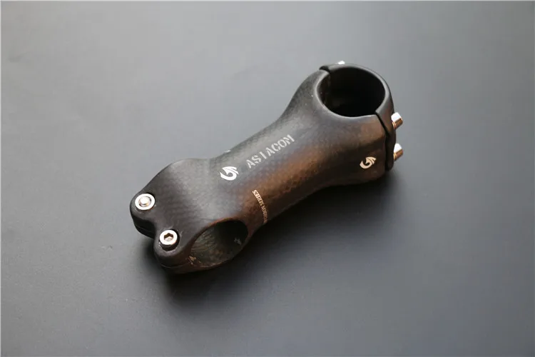 

ASIACOM 6 Degree/Angle Full Carbon Bicycle Stem Black Mountain Road Bike Carbon MTB Stems 31.8 * 60 70 80 90 100 110 120 130mm