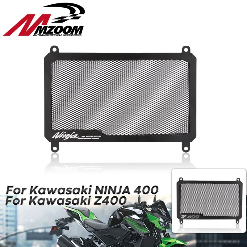 Защитная крышка радиатора мотоцикла Защита для Kawasaki NINJA400 Z400 2018 2019|Накладки и