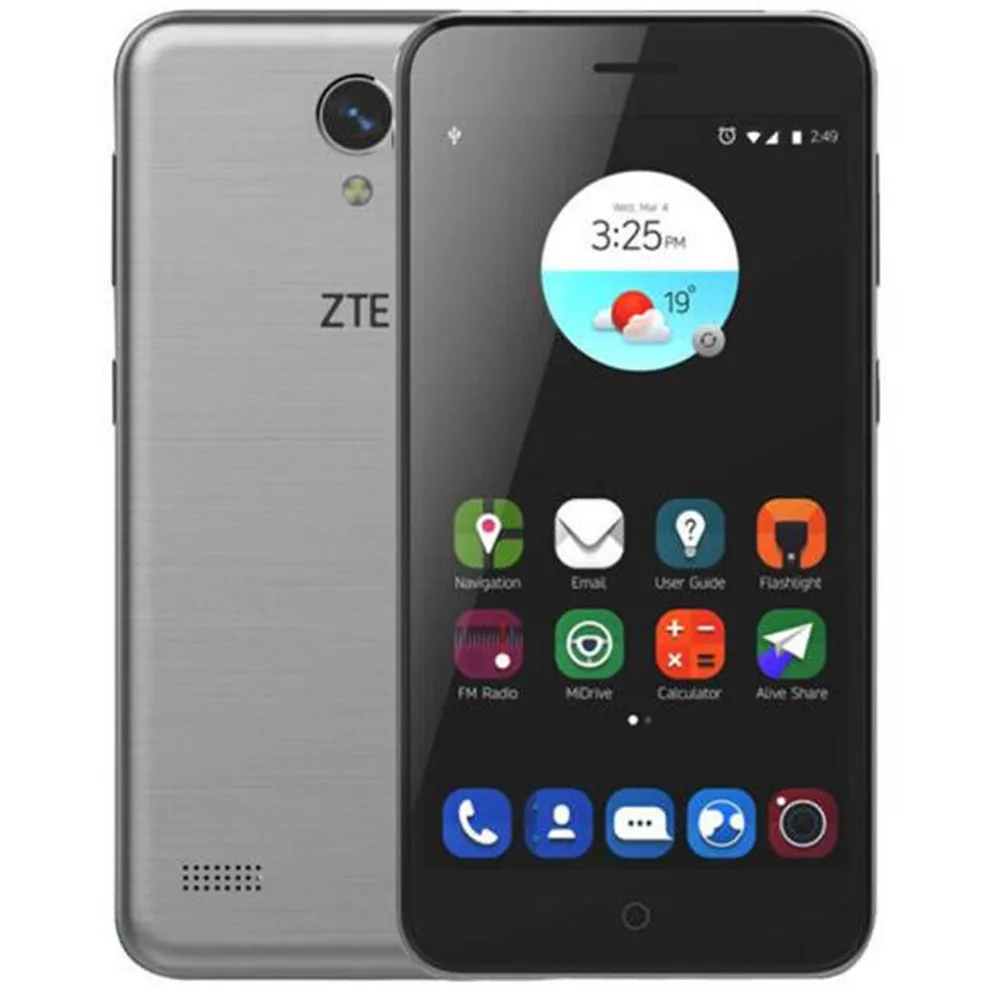 Смартфон ZTE Blade A520 1 + 8 Гб 5 0 дюйма 1080*720 Android 6 2 SIM карты МП 2400 мАч|Смартфоны| |