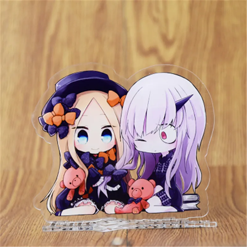 A Аниме мультфильм Fate Grand Order FGO Saber акриловый брелок подставка фигурка Хэллоуин косплей стенд фигурка Рождественский подарок игрушка - Цвет: A