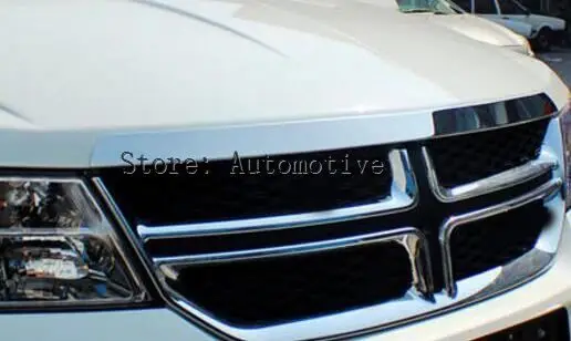Новый стиль для Dodge Journey JCUV Fiat Freemont 2012 2013 2014 2015 Нержавеющая сталь Передняя жаберная