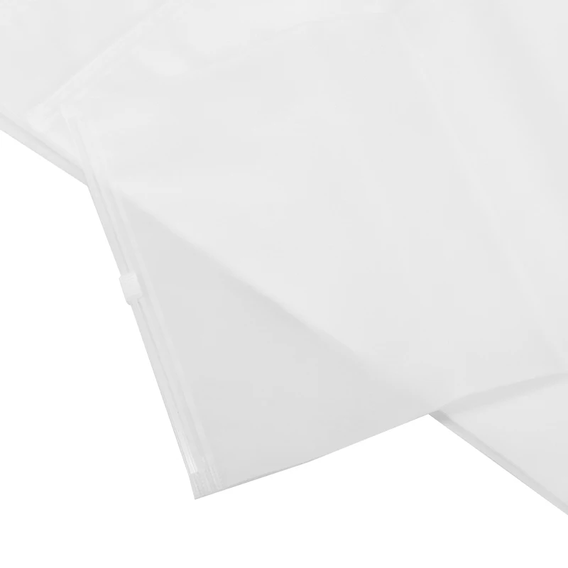 10 шт./лот матовый прозрачный пластиковый пакет с клапаном скользящий уплотнитель