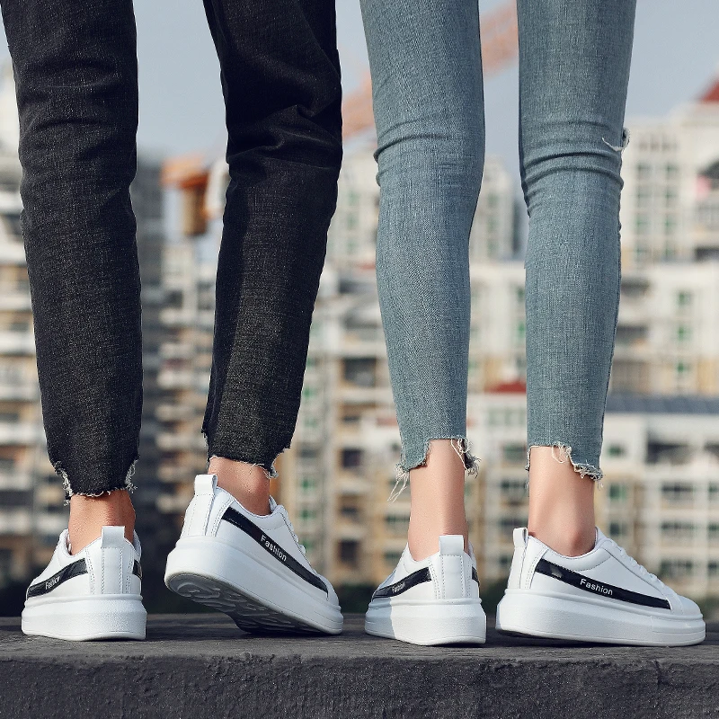 Женские вулканизированные кроссовки Basket Femme Blanche Zapatillas Blancas Mujer Женская Белая