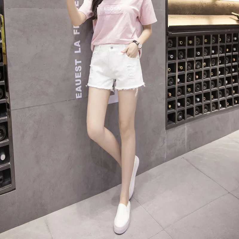 

New Fashion Women's Jeans Summer Mid-Waist Slimming Lifting hips Denim Shorts Casual Sexy Women's Jeans Refreshing Short Pants