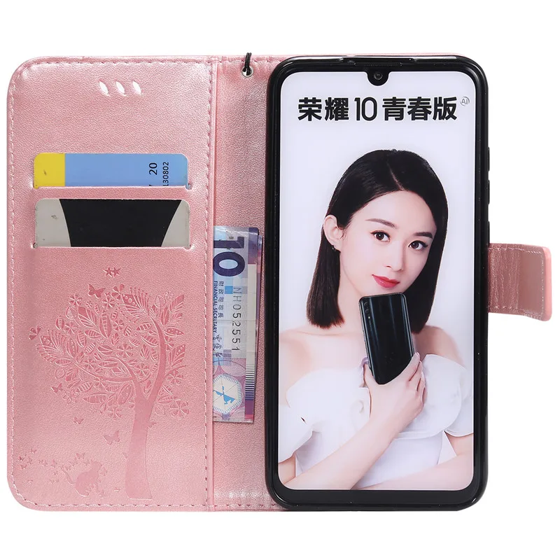 Huawei P Smart чехол кожаный чехол P Smart Plus Funda флип-кошелек Магнитный чехол для телефона для huawei P Smart PSmart Plus Capa