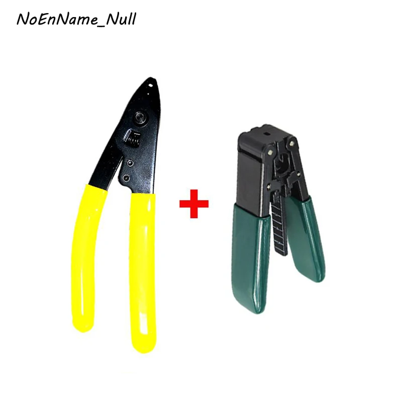 

2-in-1 FTTH fiber optic tool kits Dual port Miller clamp CFS-2 Fiber Optic Stripper Wire Strippter fiber stripping pliers tool