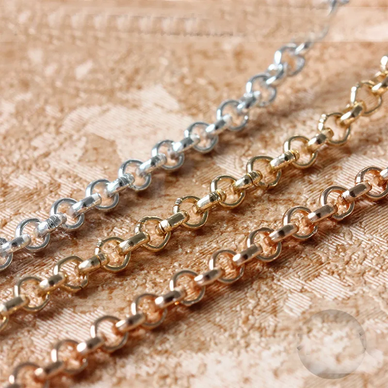 Металлическая звеньевая цепная петля 1 метр звено звенья аксессуары браслет