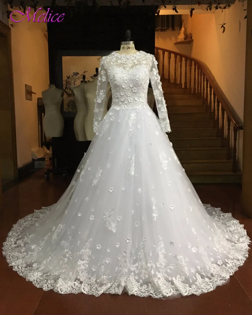 Fmogl великолепное платье с аппликацией De Mariage бальное принцессы свадебное 2020
