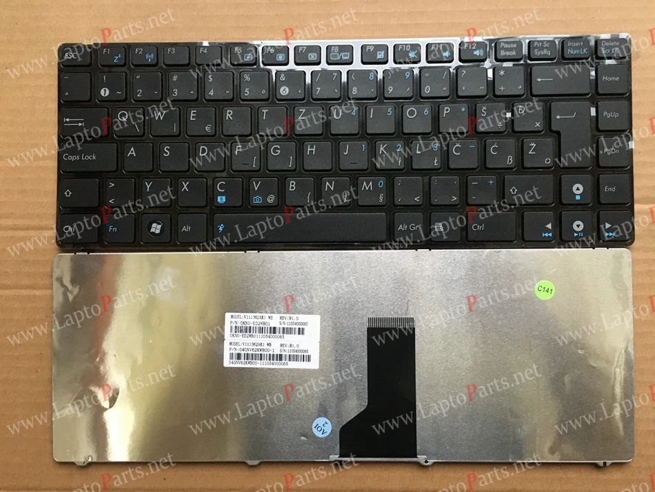 Новая Западная Балканская словенская хорватская клавиатура для ASUS K42J X43 X43B A43S A42