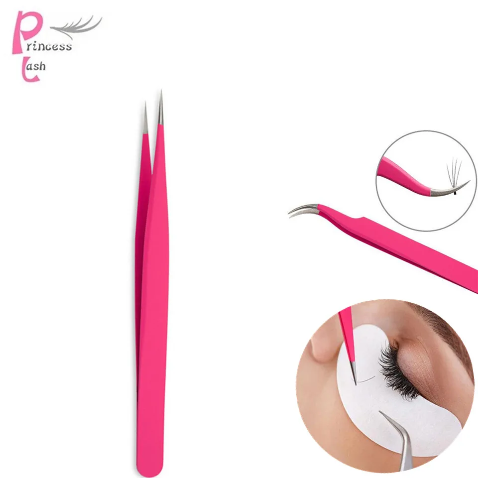 Пинцет для ресниц Высокоточный из нержавеющей стали Hyperfine Макияж Украшение