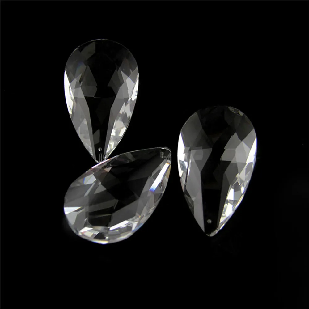 

102pcs/Lot 63mm Crystal Prism Parts Drop Pendant Crystal Chandelier Pendant For DIY Curtain Chandelier Parts
