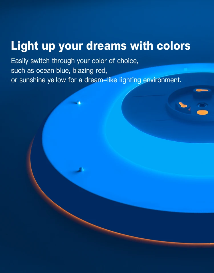 Современный светодиодный потолочный светильник RGB с регулируемой яркостью 25 Вт 36 Вт 52 Вт приложение дистанционное управление Bluetooth Музыка Свет спальни лампы умный потолочный светильник