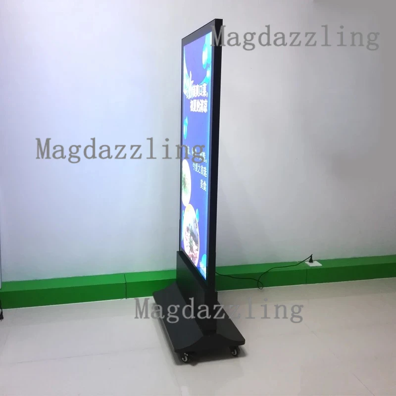 Уличная стойка 60x90 см для ресторана двухсторонняя Светодиодная панель мобильный