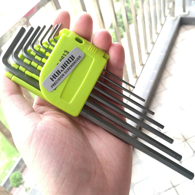 Набор гаечных ключей с шестигранным ключом 7 шт. 1 5 2 3 4 6 длинные L технические