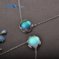 itsmos ladies fashion aurora borealis necklace s925 sterling silver elegant jewelry birthdays romatic gift for women