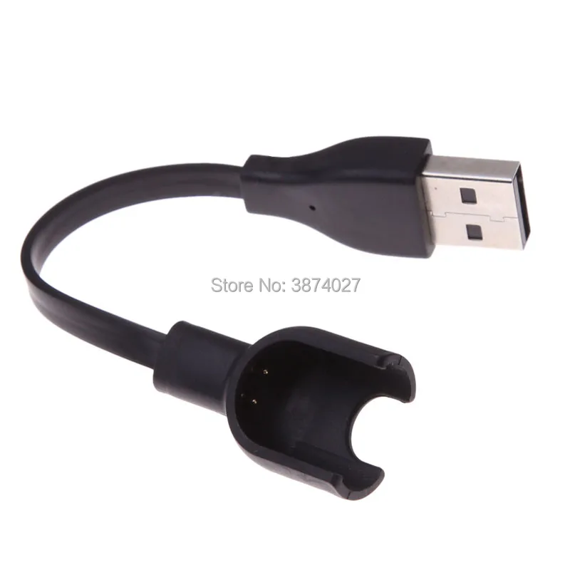 10pcslot portable wearable devices usb power cable charger for xiaomi mi band 2 mi band 2 charger tpu smart bracelet 13cm 5v free global shipping